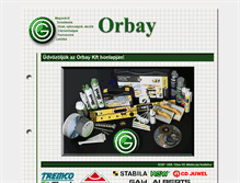 Tablet Screenshot of orbay.hu